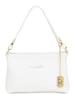 Anna Morellini Leder-Schultertasche "Sancia" in Weiß - (B)25 x (H)16 x (T)4 cm