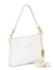 Anna Morellini Leder-Schultertasche "Sancia" in Weiß - (B)25 x (H)16 x (T)4 cm