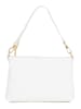 Anna Morellini Leder-Schultertasche "Sancia" in Weiß - (B)25 x (H)16 x (T)4 cm