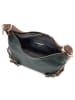 Anna Morellini Leren schoudertas"Marinella" donkergroen - (B)31 x (H)22 x (D)10 cm