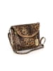 Anna Morellini Leder-Umhängetasche "Malvina" in Hellbraun - (B)22 x (H)18 x (T)2 cm