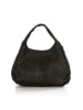 Lucca Baldi Leder-Shopper "Pitigliano" in Schwarz - (B)41 x (H)34 x (T)30 cm