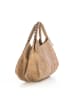 Lucca Baldi Leder-Shopper "Pitigliano" in Beige - (B)41 x (H)34 x (T)30 cm