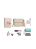 Lucca Baldi Leder-Umhängetasche "Montepulciano" in Beige - (B)36 x (H)23 x (T)10 cm