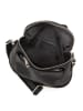 Lucca Baldi Leder-Umhängetasche "Favara" in Schwarz - (B)24 x (H)19 x (T)7 cm