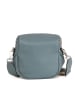 Lucca Baldi Leder-Umhängetasche "Favara" in Petrol - (B)24 x (H)19 x (T)7 cm