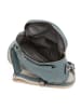 Lucca Baldi Leder-Umhängetasche "Favara" in Petrol - (B)24 x (H)19 x (T)7 cm