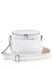 Lucca Baldi Leder-Umhängetasche "Favara" in Weiß - (B)24 x (H)19 x (T)7 cm