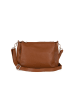 Lucca Baldi Leder-Umhäbgetasche "Melfi" in Hellbraun - (B)26 x (H)19 x (T)9 cm