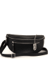 Lucca Baldi Leder-Umhängetasche "Burano" in Schwarz - (B)30 x (H)19 x (T)2 cm