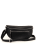 Lucca Baldi Leder-Umhängetasche "Burano" in Schwarz - (B)30 x (H)19 x (T)2 cm