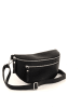Lucca Baldi Leder-Umhängetasche "Burano" in Schwarz - (B)30 x (H)19 x (T)2 cm