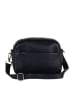 Lucca Baldi Leder-Umhängetasche "Cascina" in Dunkelblau - (B)22 x (H)18 x (T)9 cm