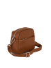Lucca Baldi Leren schoudertas "Cascina" lichtbruin - (B)22 x (H)18 x (D)9 cm