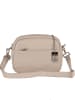 Lucca Baldi Leren schoudertas "Cascina" beige - (B)22 x (H)18 x (D)9 cm