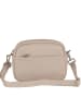 Lucca Baldi Leren schoudertas "Cascina" beige - (B)22 x (H)18 x (D)9 cm
