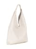 Lucca Baldi Leder-Shopper "Catanzaro" in Beige - (B)45 x (H)36 x (T)5 cm