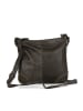 Just B Different Leder-Umhängetasche "Tribiano" in Anthrazit - (B)27 x (H)25 x (T)6 cm