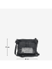 Just B Different Leder-Umhängetasche "Foggia" in Schwarz - (B)24 x (H)21 x (T)7 cm