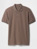 GAP Poloshirt in Hellblraun