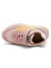 bisgaard Leder-Sneakers in Rosa/ Gelb