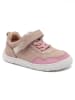 bisgaard Leder-Sneakers in Beige/ Rosa