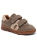 bisgaard Leder-Sneakers in Braun/ Beige
