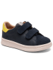 bisgaard Leren sneakers donkerblauw/geel
