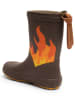 bisgaard Gummistiefel in Braun/ Orange