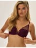 ESOTIQ Bügel-BH "Olyvia" in Aubergine