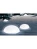 Inkazen Lampa solarna LED w kolorze białym - Ø 10 cm - Ø 30 cm