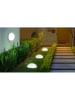 Inkazen Lampa solarna LED w kolorze białym - Ø 10 cm - Ø 30 cm