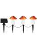 Inkazen Ledsolarlamp rood/wit - 200 cm