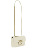 Pinko Leder-Umhängetasche in Creme - (B)19 x (H)13 x (T)8 cm