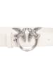 Pinko Leren riem wit