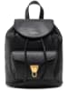 COCCINELLE Leder-Rucksack in Schwarz - (B)21 x (H)25 x (T)13 cm