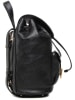 COCCINELLE Leder-Rucksack in Schwarz - (B)21 x (H)25 x (T)13 cm