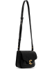 COCCINELLE Leder-Umhängetasche in Schwarz - (B)21 x (H)15 x (T)9 cm