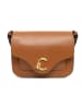 COCCINELLE Leren schoudertas lichtbruin - (B)21 x (H)15 x (D)9 cm