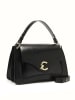 COCCINELLE Leren handtas zwart - (B)30 x (H)18 x (D)10 cm