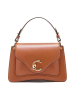 COCCINELLE Leder-Henkeltasche in Hellbraun - (B)24 x (H)16 x (T)9 cm