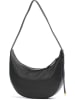 COCCINELLE Leder-Schultertasche in Schwarz - (B)38 x (H)21 x (T)7 cm