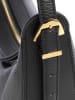 COCCINELLE Leder-Schultertasche in Schwarz - (B)38 x (H)21 x (T)7 cm