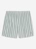Marc O´Polo Bodywear Pyjama-Shorts in Hellblau/ Weiß