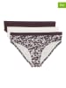Marc O´Polo Bodywear 3er-Set: Slips in Bordeaux/ Creme