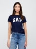 GAP 2er-Set: Shirts in Dunkelblau/ Weiß