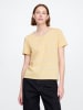 GAP Shirt in Gelb/ Beige
