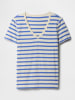 GAP Shirt in Blau/ Weiß
