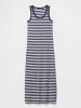 GAP Kleid in Dunkelblau/ Weiß