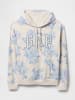 GAP Hoodie in Creme/ Hellblau